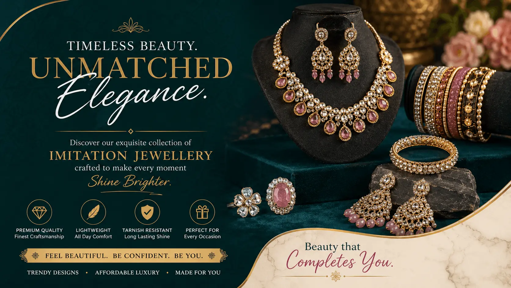 Trade Horizon Imitation Jewellery Export Banner
